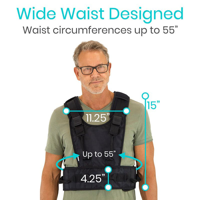 wide waist design transfer harness