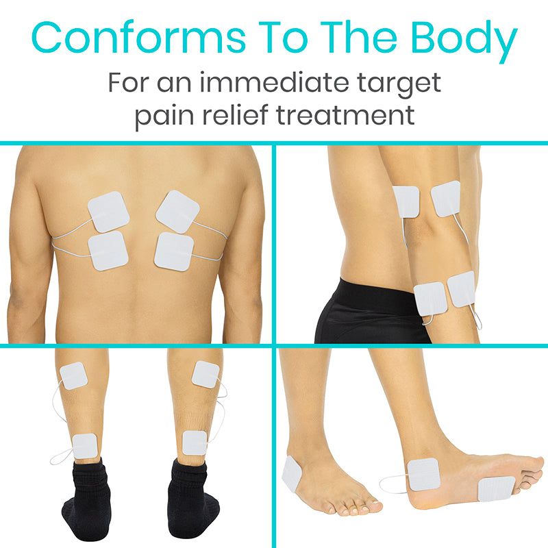 How to Use a TENS Unit With Foot Pain (Top, Heel, Plantar Fasciitis)  Correct Pad Placement 