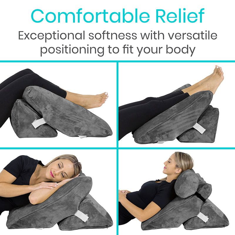 Leg Elevation Pillow Wedge - Inflatable Lifter Rest Pillow Bed