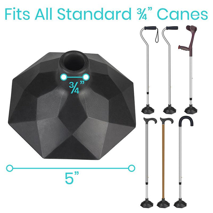 Fits All Standard ¾” Canes