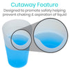 cutaway feature to prevent choking & aspiration