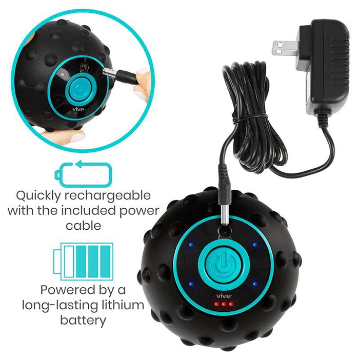 quickly rechargeable with included power cable - powered by a long-lasting lithium battery