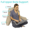 Full Upper body support (head, neck, back and arm)