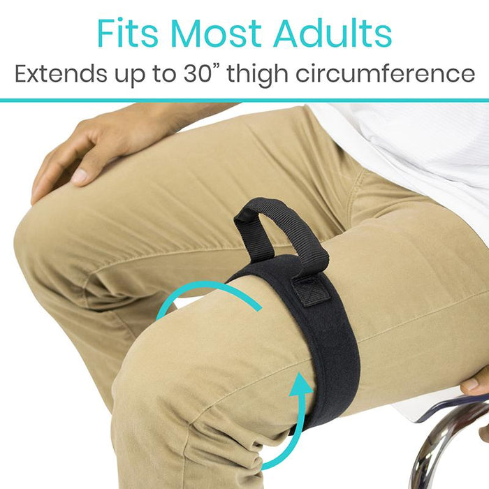 Fits Most Adults Extends up to 30” thigh circumference