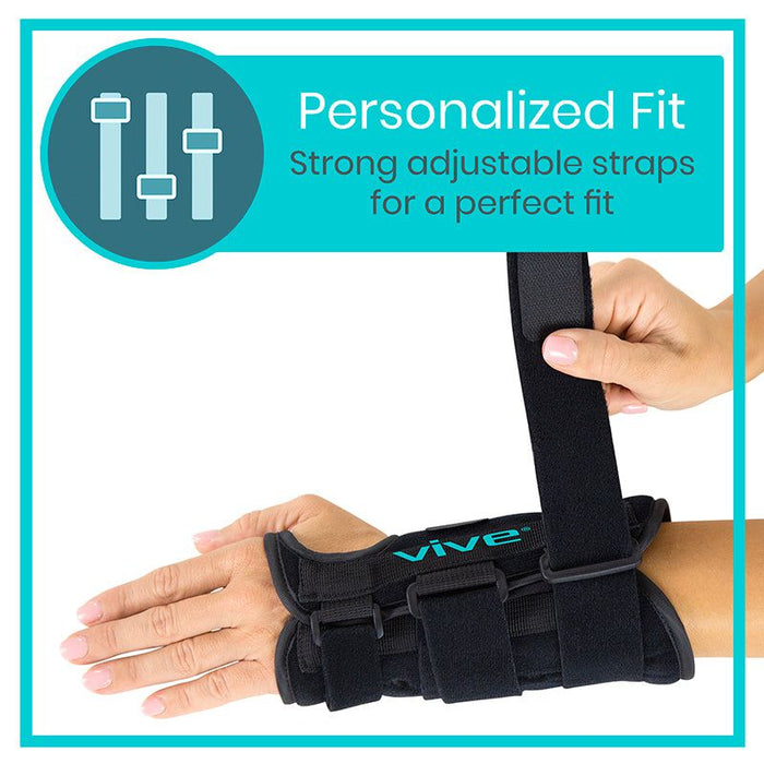 advanced wrist brace with adjustable straps