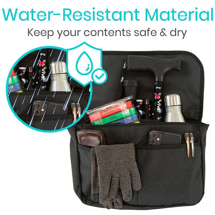 water-resistant material to keep contents safe & dry