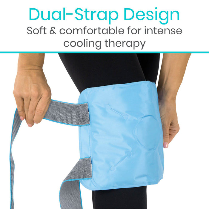 Knee Ice Pack Dual Straps