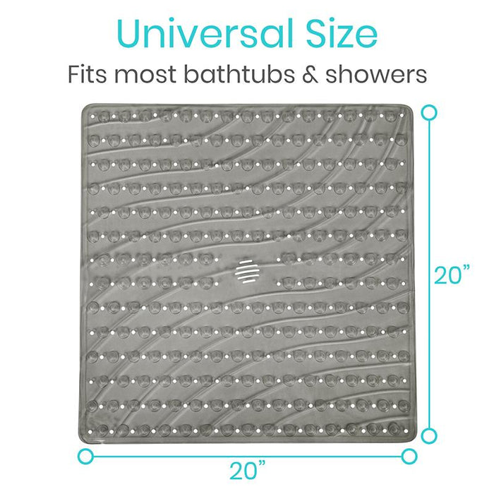 Universal size, fits most bathtubs and showers