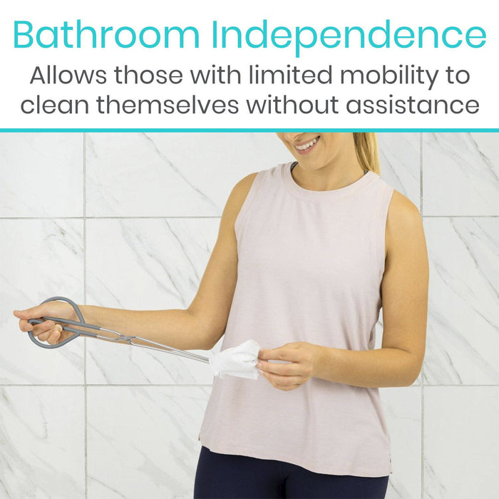 Bathroom independence. Allows those with limited mobility to clean themselves without assistance. 