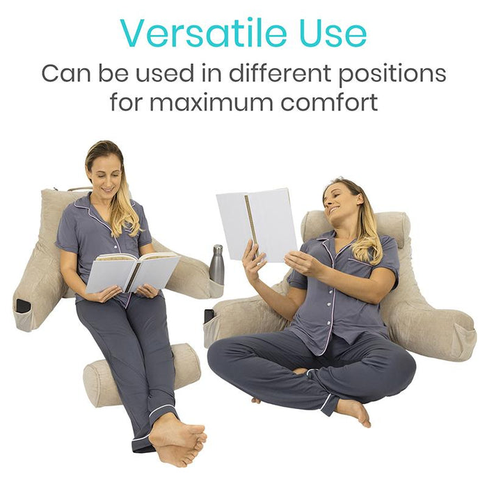 Versatile use. Can be used in different positions for maximum comfort