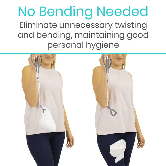 No bending needed. Eliminate unnecessary twisting and bending, maintaining good personal hygiene.