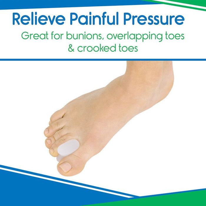 relieve painful pressure from bunions, overlapping or crooked toes