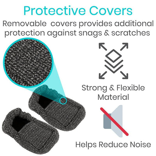 removable covers provide additional protection against snags and scratches