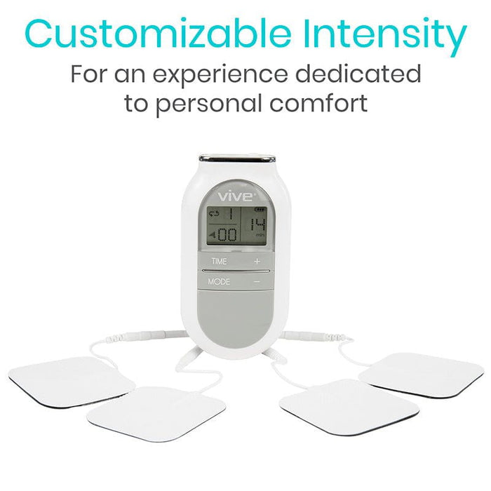 customizable intensity for personal comfort