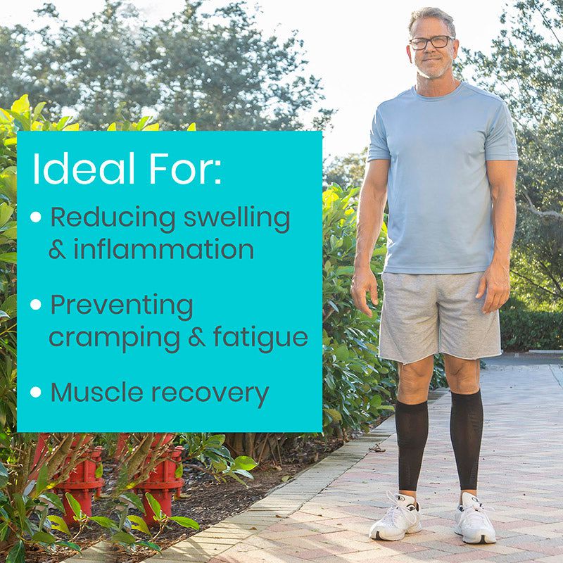 jovati Shin Splint Compression Sleeve Calf Compression Sleeve Leg  Performance Support Shin Splint & Calf Pain Relief