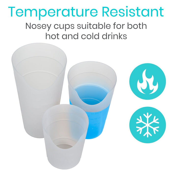 temperature resistant nosey dysphagia cup 