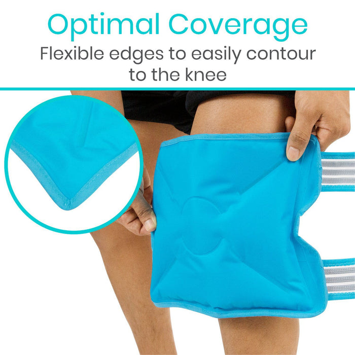 Knee Ice Pack Dual Straps