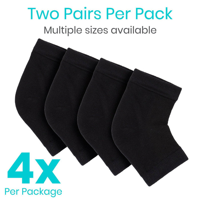 two pairs per pack - multiple sizes available