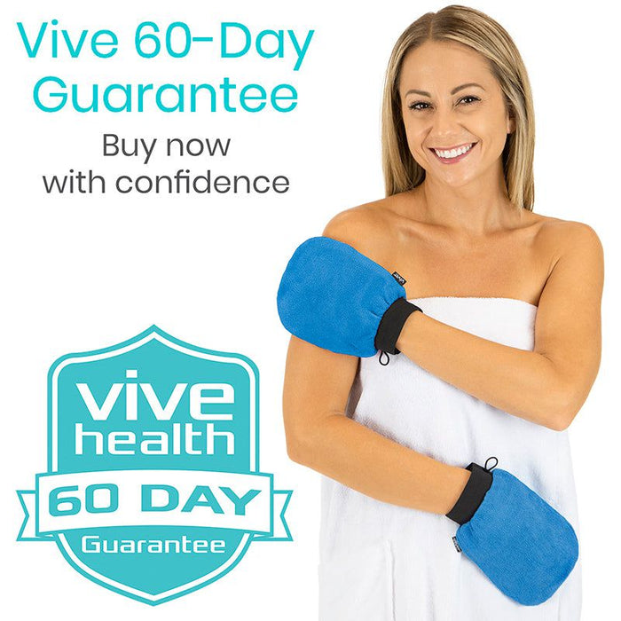 60 day guarantee Exfoliating Gloves