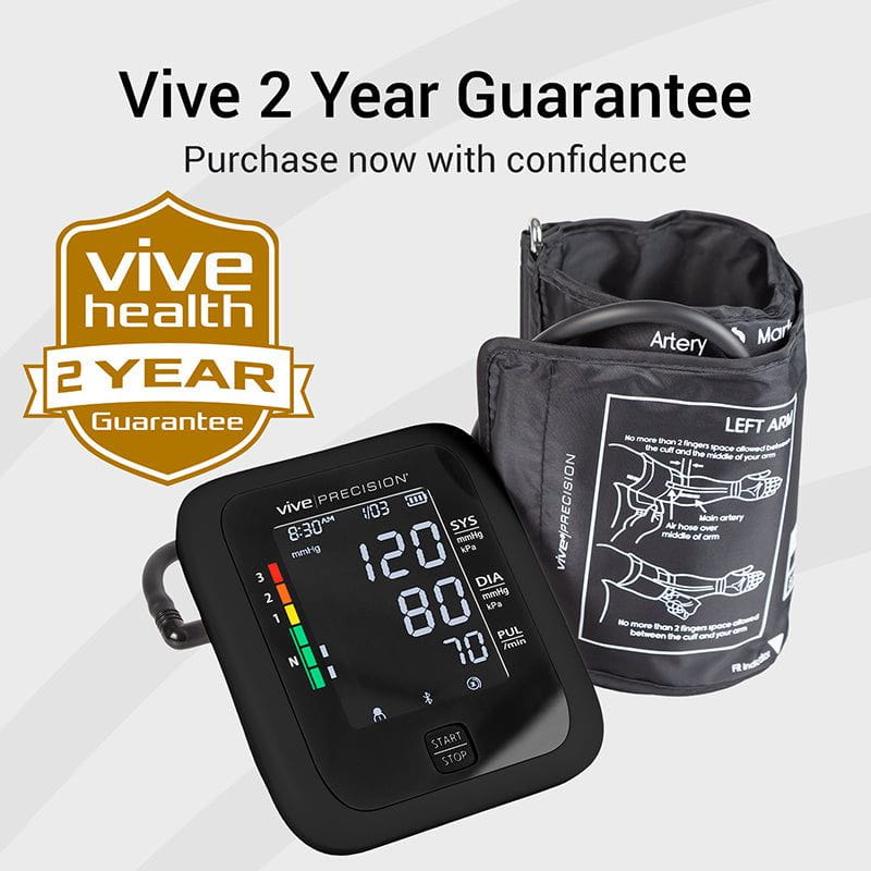 Smartphone Compatible Blood Pressure Monitor - Vive Health
