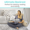 Ultimate backrest. Perfect for relaxing reading and resting.
