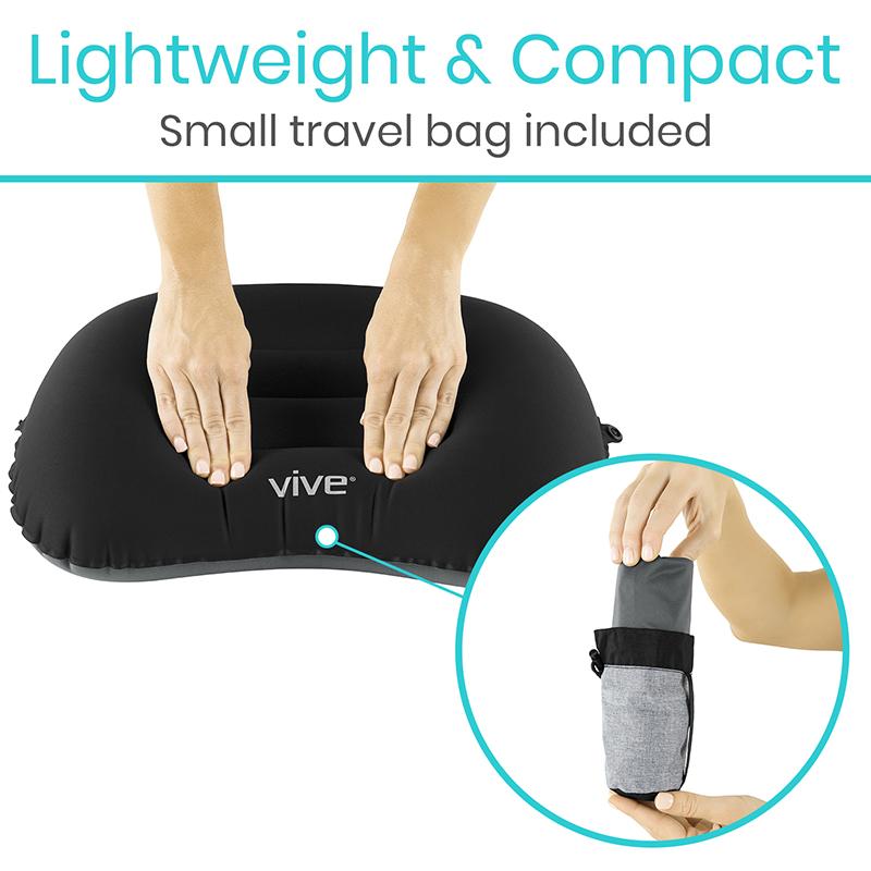 Inflatable Seat Cushion - Airplane, Car, or Wheelchair - Vive Health