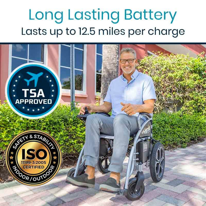 Long lasting electric wheelchair battery