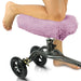 pink sheepskin knee walker pad