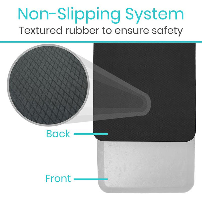 Non-Slipping System, Textured rubber to ensure safety