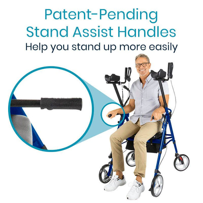 Stand assist handle upright walker series T