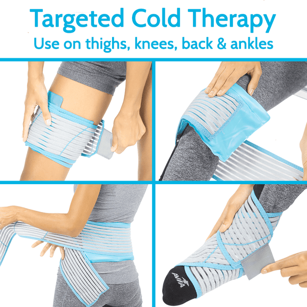 Ice Pack By Arctic Flex - Reusable Gel Hot Or Cold Compress For Pain 
