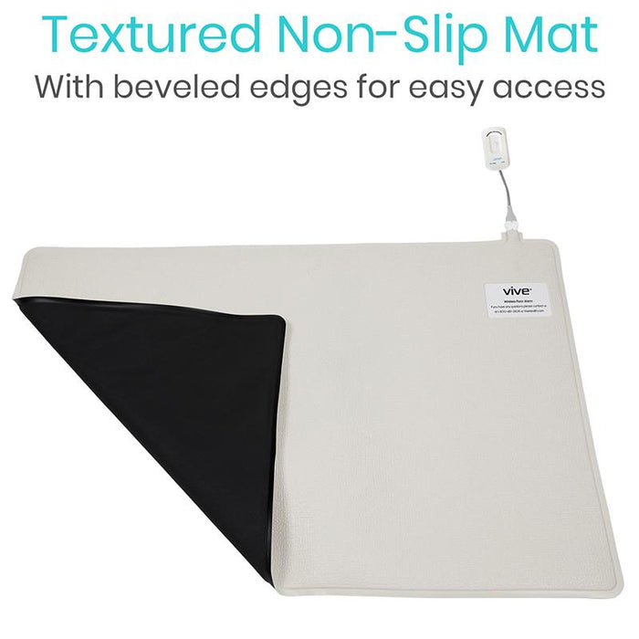 Textrued Non-Slip Mat with beveled edges for easy access