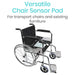 Versatile Chair Sensor Pad for transport chairs and existing furniture