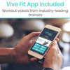 Vive Fit App Included workout videos from industry-leading trainers