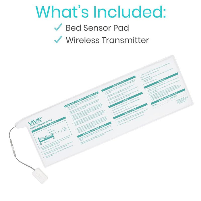 Bed alarm and sensor pad