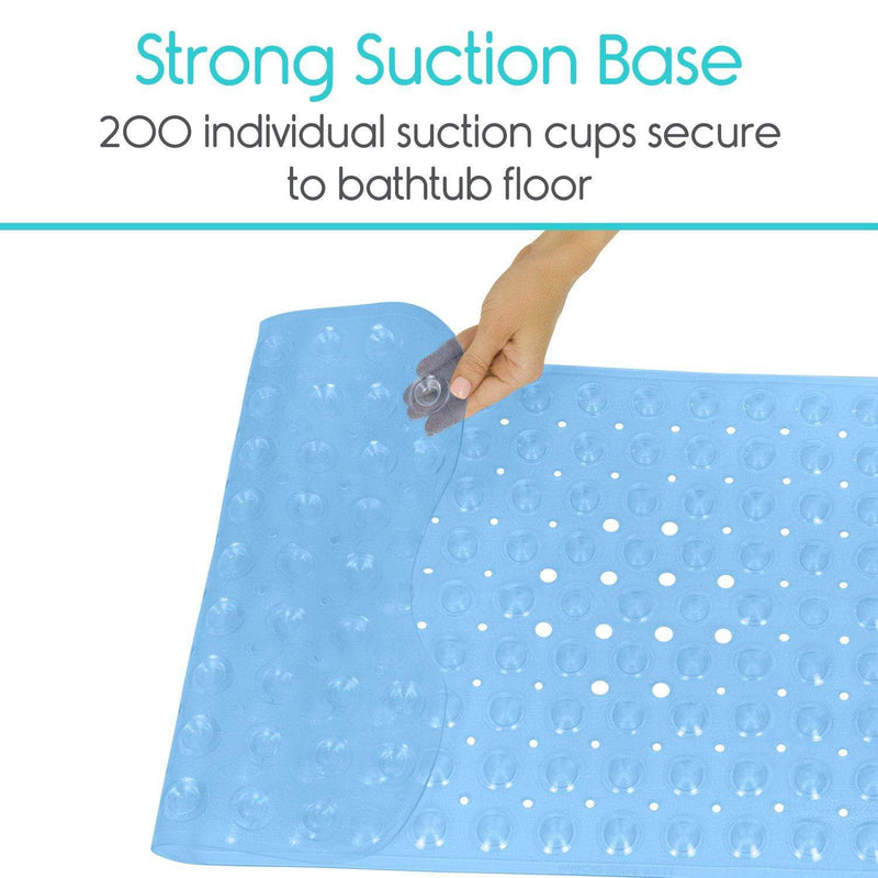 Symple Stuff Extra Long Non-Slip Bathtub Mat with Suction Cups & Reviews