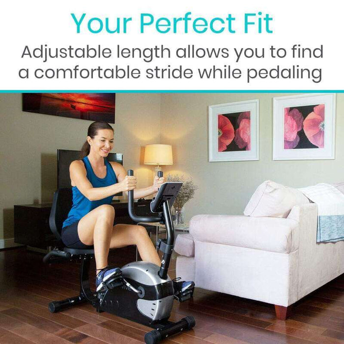 Your Perfect Fit, Adjustable length allows you to find a comfortable stride while pedaling