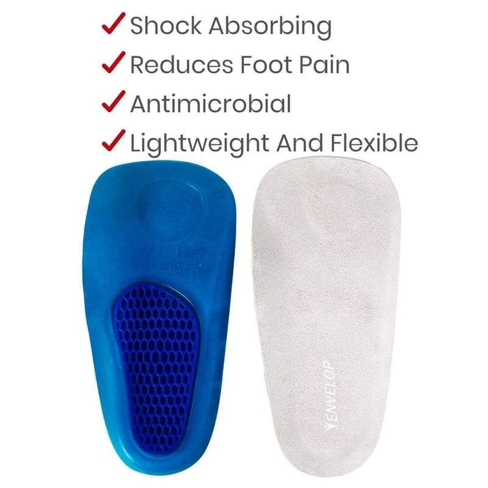 Shock Absorbing, Reduces Foot Pain, Antimicrobial, Lightweight And Flexible