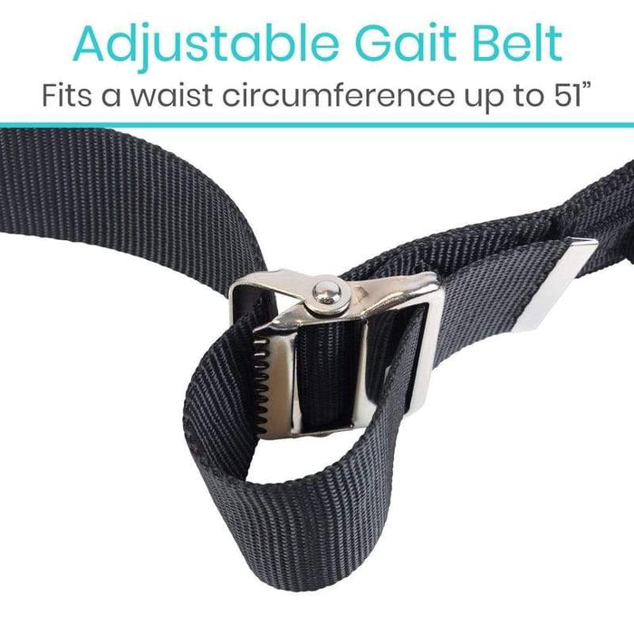 Adjustable Gait Belt Fits a waist circumference up to 51''