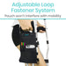 Adjustable Loop Fastener Sysytem Pouch won't interfere with mobility