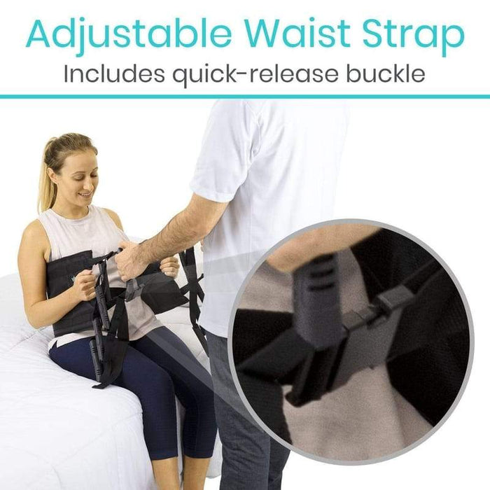 Adjustable Waist Strap Includes quick.release buckle