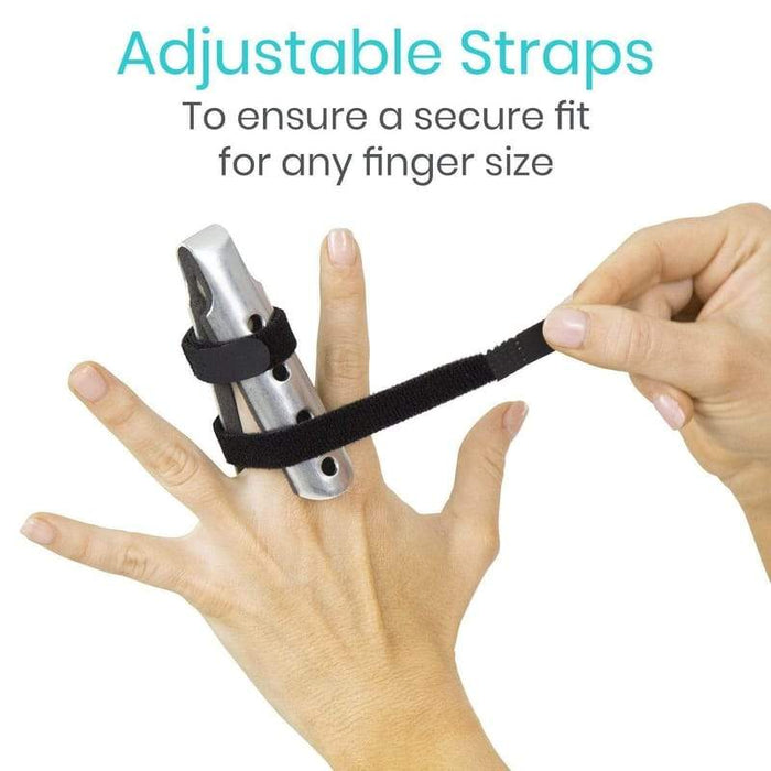 Adjustable Straps To ensure a secure fit for any finger size