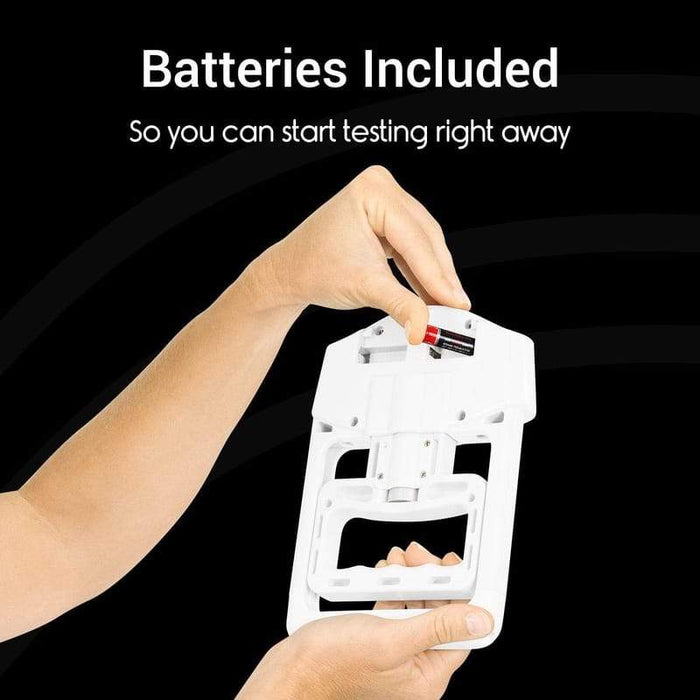 Batteries Included So you can start testing right away