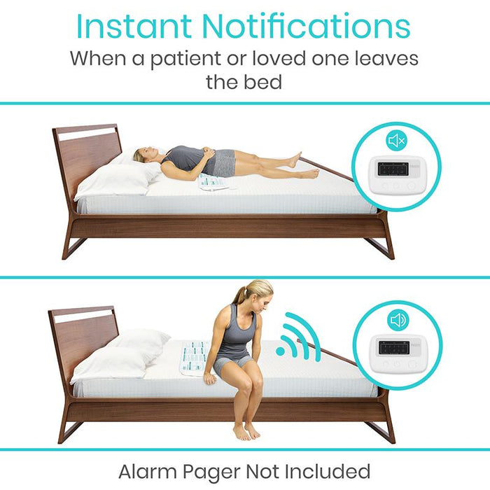 bed alarm with notifications