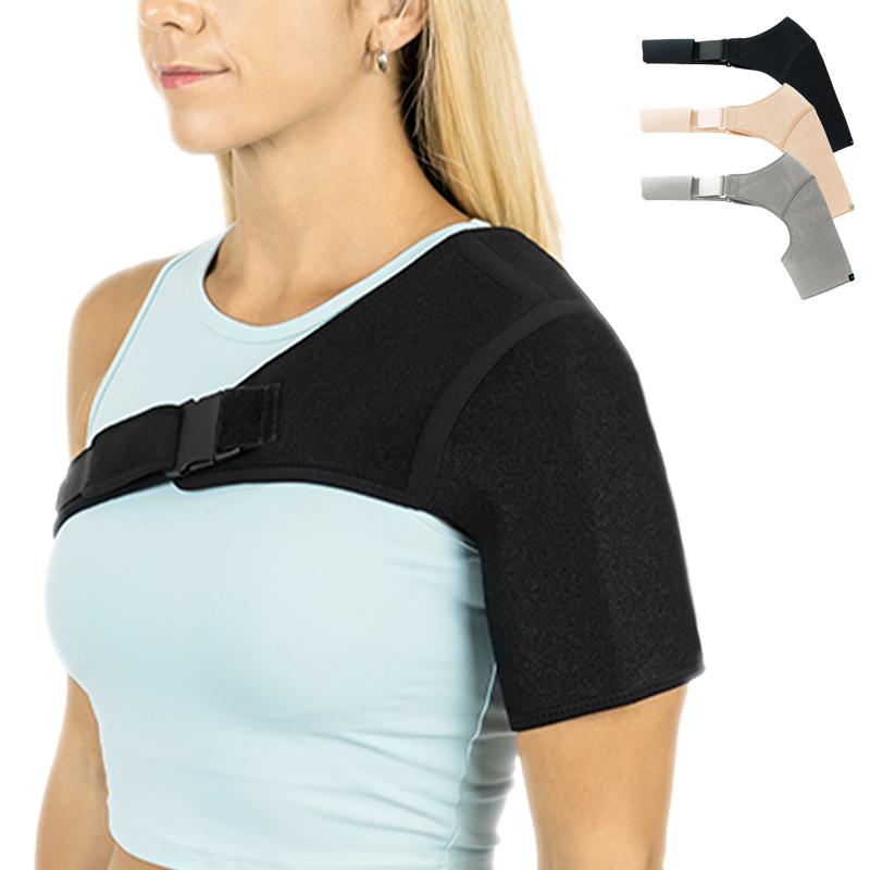 M-Shoulder Brace Adjustable Neoprene Shoulder Brace for Women and Men,  Compression Bandage Shoulder Support for Tendonitis Shoulder Dislocation  Sport Injury Recovery, Left and Right Shoulder 