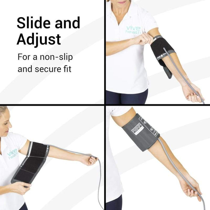 Slide and Adjust For a non-slip and secure fit