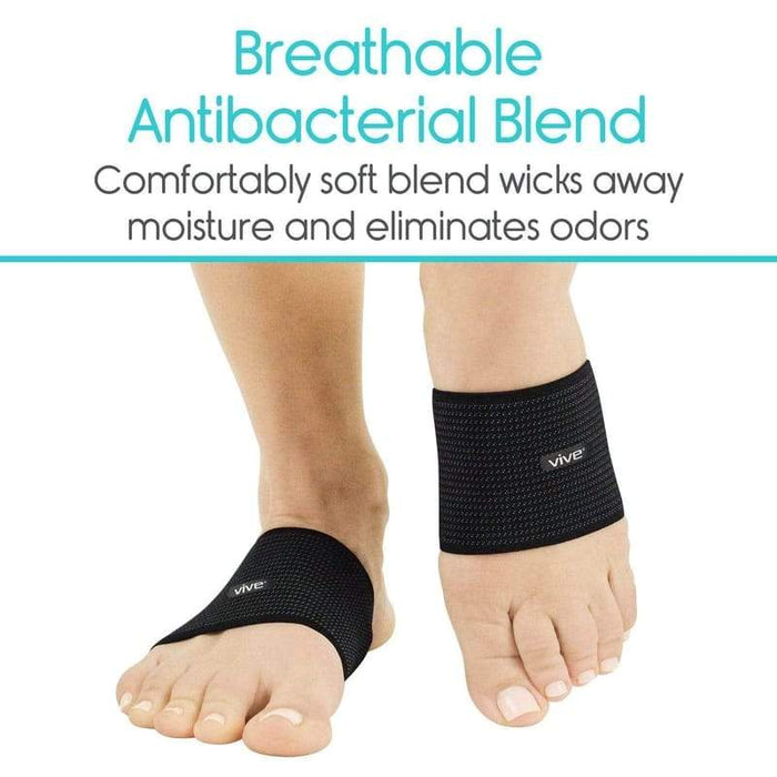 Breathable Antibacterial Blend. Comfortably soft blend wicks away moisture and eliminates odors