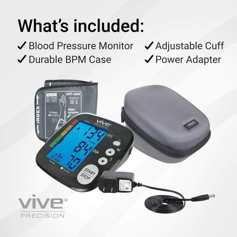 Omron 10 Series Upper Arm Blood Pressure Monitor with Cuff, Standard &  Large Arms (Model BP785N) 