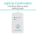 Light Up Confirmation. Call sensor light up when alerting pager