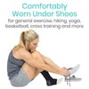 Comfortable Worn Under Shoes for general exercise, hiking, yoga, basketball, cross training and more